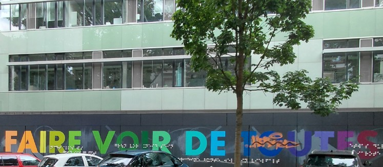 Bunter Text mit Braille: Faire voir de toutes les couleurs